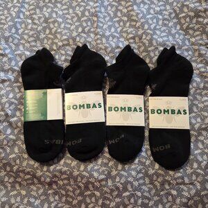 X-Large Black Bombas Socks NWT